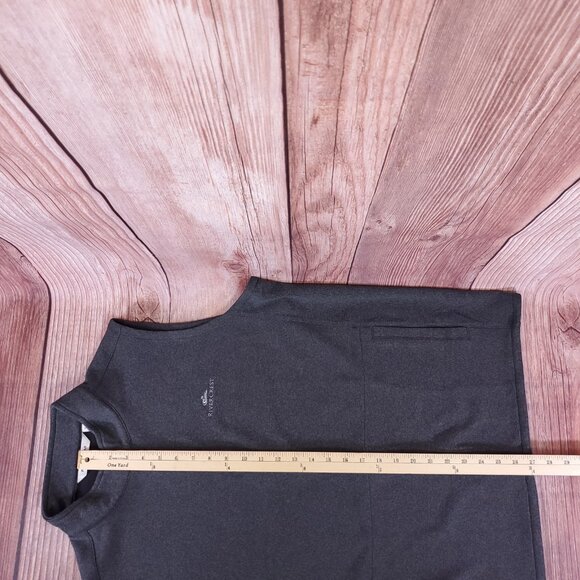 Peter Millar RiverCrest Golf Club Mens Size Large Crown Sweater Fleece Vest Gray - Picture 15 of 15